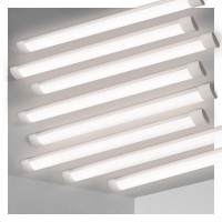 Kilipol 3Ft Led Batten Light Ceiling Surface Mounted Slim Led Tube Lights 30W 4000K Neutral White For Office Shop Garage Ho