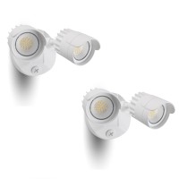 Luxfly 2 Pack Led Flood Lights Outdoor 34W 3500Lm 5000K Daylight Ip65 Waterproof Security Lights With 2 Adjustable Heads Exte