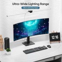 Led Desk Lamp For Office Home Eye Caring Architect Desk Light With Clamp Double Head 24W Ultra Bright Table Lamp With Remote C