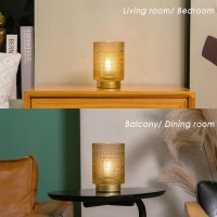 Ularoom 2 Pack Battery Operated Lamp With Timer Cordless Table Lamps Bubble Design For Home Decor Portable Small Lamp For Room