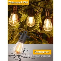 Svater Outdoor String Lights 150 Ft Patio Lights Waterproof Ip65 With Shatterproof Led Bulbs Commercial Grade Outside Backyard