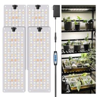 Garpsen Grow Light 6000K Full Spectrum Plant Lights For Indoor Growing With Auto Timer 61216H 5 Dimmable Levels 3 Color Mo