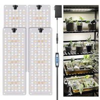 Garpsen Grow Light 6000K Full Spectrum Plant Lights For Indoor Growing With Auto Timer 61216H 5 Dimmable Levels 3 Color Mo