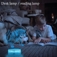 Shinecloud Creative Night Light 3D Illusion Light Led Table Lamp Monsters Toys Decor Light Romote Control16 Color Birthday Gift