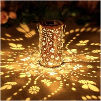 Bee Solar Lanterns Outdoor Waterproof Hanging Solar Lights Bee Gifts For Women Men Metal Decorative Led Bee Lanterns For Garden