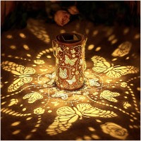 Butterfly Solar Lanterns Outdoor Waterproof Hanging Solar Lights Butterfly Gifts For Women Men Metal Decorative Led Butterfly La