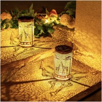 Giraffe Solar Lanterns Outdoor Waterproof Hanging Solar Lights Giraffe Gifts For Women Men Metal Decorative Led Giraffe Lanterns