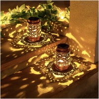 Dolphin Solar Lanterns Outdoor Waterproof Hanging Solar Lights Dolphin Gifts For Women Men Metal Decorative Led Dolphin Lanterns