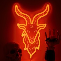 Fvkclto Antelope Neon Signs Adjustable Led Neon Lights Antelope Anime Neon Sign Room Decoration Lights For Boys Room Kid Bedroo