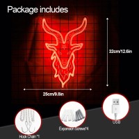 Fvkclto Antelope Neon Signs Adjustable Led Neon Lights Antelope Anime Neon Sign Room Decoration Lights For Boys Room Kid Bedroo