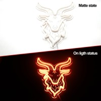 Fvkclto Antelope Neon Signs Adjustable Led Neon Lights Antelope Anime Neon Sign Room Decoration Lights For Boys Room Kid Bedroo