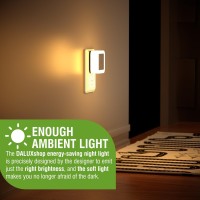 Daluxshop Led Night Lights Plug Into Wall 2Pack 05W Plug In Night Light Dusk To Dawn Light Sensor Autoonoff Nightlight Fo