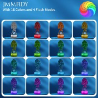 Jmmfidy Ts Night Light For Room Decor With Usb Cable And Touch Sensor Bedside Nightstand 7 Colors Cool Night Light Christmas