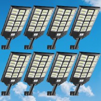 Joyeye Solar Street Light 4600W Solar Street Light Outdoor 380000 Lumens Solar Parking Lot Lights 6500K Solar Lights Outdoor