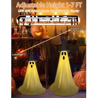 Halloween Light Up Ghost Kit 2 Pack Diy Halloween Decorations Spooky Ghost Decor With 20 Led Lights Battery Operatedadjustabl