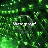 Solar Net Lights Green Christmas Decor Led Net Lights Outdoor Mesh Lights Waterproof 8 Modes Solar Powered String Lights For G