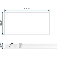 2X4 Ft Led Light Flat Panel 405060W Color Temperature Selectable 3K 4K 5K Dimmable Recessed Drop Ceiling Lights 50006