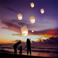 Chinese Lanterns 40 Pack White Lantern To Release Make Outdoor Activities More Fun Paper Lanterns Is A Must Have Prop For Part