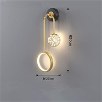 Modern Led Simple Wall Lamp Ac95-260V Living Room Sofa Background Wall Aisle Lamp - Bedroom Bedside Lamp Indoor Lighting, Wall Lamps