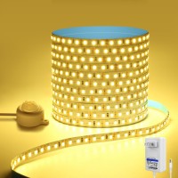 Chnmalitai 12V Motion Sensor Led Light Strip 3000K 164Ft Motion Activated Led Strip Lights 600Led Closet Light For Bedroom Kitc