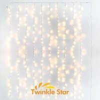 Twinkle Star 300 Led Window Curtain String Light For Christmas Wedding Party Home Garden Bedroom Outdoor Indoor Wall Decorations