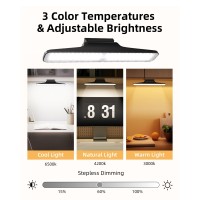 Ezvalo Rechargeable Led Clost Light 5000Mah 60 Rotatable Under Cabinet Lighting Wireless 3 Color Temps Motion Sensor Lights Di