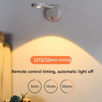 Picture Display Wall Lights Motion Sensor Picture Lamp Rechargeable Spotlight Painting Light With Remote Control For Bedroom Hallway Art Exhibitions (Color : Black, Size : 3 Pcs)