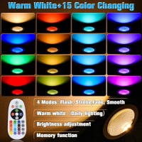 Volisun Halloween Color Changing Spotlights Plug In Spot Light Rgb Landscape Lighting 16 Multicolored Waterproof Ip65 Halloween