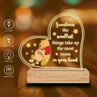 Dofafala Sometimes The Smallest Things Inspirational Acrylic Night Light Inspirational Gifts For Birthday Christmas Graduation