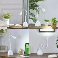 Ejiaxin Gooseneck Desk Lamp 360 Led Flexible Reading Light Small Desk Lamps For Small Spaces Home Office Bedroom College Dorm De