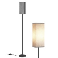 Goebleson Floor Lamp Pole Lamp With Foot Switch Modern Standing Lamp Lampshade Minimalist Freestanding Lamp Bulb Not Include