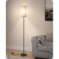 Goebleson Floor Lamp Pole Lamp With Foot Switch Modern Standing Lamp Lampshade Minimalist Freestanding Lamp Bulb Not Include