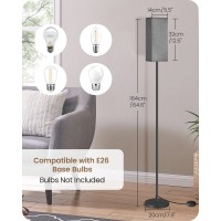 Goebleson Floor Lamp Pole Lamp With Foot Switch Modern Standing Lamp Lampshade Minimalist Freestanding Lamp Bulb Not Include