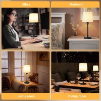 Jicai Cordless Led Table Lamp 6000Mah Battery Operated Lamp Portable Rechargeable Cordless Lamp Touch Dimmable Wireless Lamp