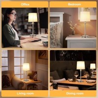 Jicai Cordless Led Table Lamp 6000Mah Battery Operated Lamp Portable Rechargeable Cordless Lamp Touch Dimmable Wireless Lamp