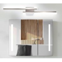 Humhold 36 Inch Modern Led Vanity Light Bar 36W Dimmable Bathroom Vanity Light Brushed Nickle Bathroom Lighting Fixtures Over