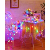 Star String Lights Plug In 66 Ft 200 Led Star Fairy String Lights With Remote And Timer 8 Modes Waterproof For Bedroom Tent L