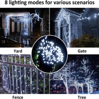 Lunaxinhuo 4Pack Solar String Lights For Outside 400 Led Solar Christmas Lights Outdoor Waterproof With 8 Modes Solar Fairy Lig