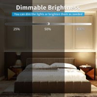 Yeewhale Cob Led Strip Lights 50Ft 3000K Dc 24V Dimmable Warm White Flexible Led Rope Lights For Bedroom With Remote And App Con