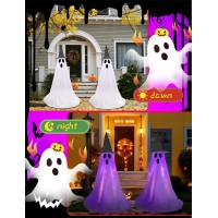 Halloween Light Up Ghost Kit 2 Pack Diy Halloween Decorations Spooky Ghost Decor With 20 Led Lights Battery Operatedadjustabl