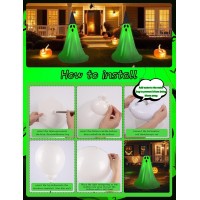 Halloween Light Up Ghost Kit 2 Pack Diy Halloween Decorations Spooky Ghost Decor With 20 Led Lights Battery Operatedadjustabl