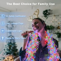 200 Led 66Ft Christmas String Lights Indoor Outdoor 8 Modes Christmas Fairy Lights With Timer Momory Ip44 Waterproof Christm