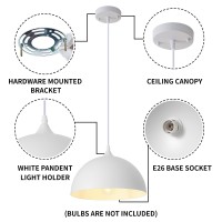 Sesiment White Farmhouse Pendant Light 118Inches 2 Packs Kitchen Pendant Light Pendant Lights Kitchen Island Industrial Pend