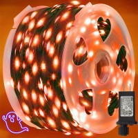 Waterglide Extra Long 328 Ft Halloween Lights 1000 Led Outdoor Fairy String Lights Green Pvc Copper Wire Christmas Lights Plu