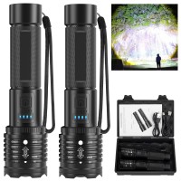 Befamali Rechargeable Led Flashlights High Lumen 990 000 Lumens Super Bright Tactical Flashlight With 3 Modes Ipx7 Waterproof