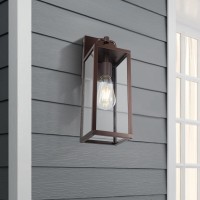 Diyel Outdoor Wall Sconce Light 20 Inch Tall Transitional Exterior Wall Bracket Lighting With Clear Glass Antirust Powder Coa