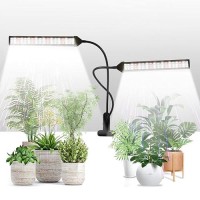 Grow Light Led Gooseneck Lamp 6500K 80W Full Spectrum 144 Led Plant Lamp Clipon Desk For Indoor Plants Growing Timer Setting 4