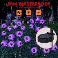 Springflower 12 Led Halloween Decorations Outdoor Scary Eyeball Lights For Outdoor Yardlawngardenpathwayparty Decor Hallow