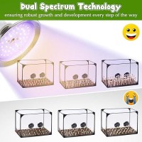 Meonum Led Growing Lights For Mushroom Unique Light Spectrum Mushroom Growing Lamp With 49 Ft Extension Cord Hanging Grow Light