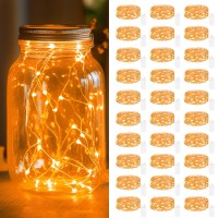 30 Packs Fairy Lights Battery Operated String Lights 7 Ft20 Led Minni Twinkle Battery Lights Small Fairy Lights For Mason J